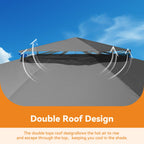 10'x12' Soft Top Gazebo with Bluetooth Speaker