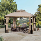 10'x12' Soft Top Gazebo with Bluetooth Speaker