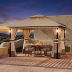 10'x12' Soft Top Gazebo with Bluetooth Speaker