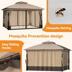10'x12' Soft Top Gazebo with Bluetooth Speaker