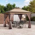 11'x11' Pop-up Gazebo with Mesh Netting
