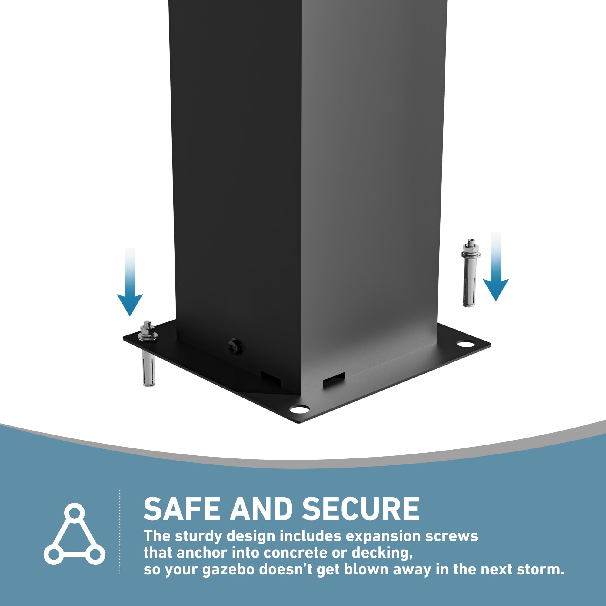 FONA 10'x10' Aluminum Louvered Pergola, Adjustable Roof, USB Charging, Black for Patio