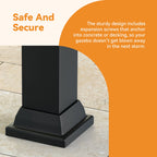 Modern Shade 6'x8' Grill Gazebo 4-Season Galvanized Steel Roof with UV-Blocking Waterproof Canopy, Rust-Resistant Frame & Extended Overhang