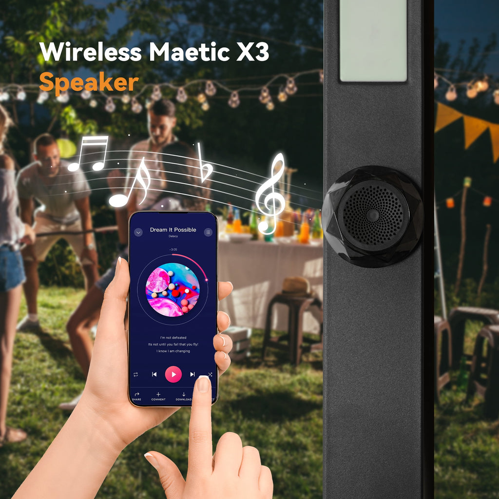 Modern Shade 11x13 Patio Gazebo Canopy Tent,Pop Up Gazebo with LED Lighting,Soft-Top Dual Roof Design