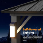 Modern Shade 12'x24' Steel Hardtop Gazebo with Galvanized Double Roof & 4 LEDs Weatherproof Pavilion with Mosquito Netting, Curtains Hooks Black