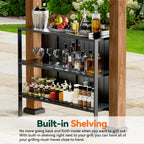 FONA Woodberry 6'x12' Cedar Framed Hard Top Gazebo