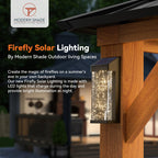 Modern Shade Horizon 12' x 14' Hardtop Gazebo with Solar LED Light, Aluminum Frame, Brown Roof