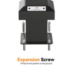 Modern Shade 12' x 14' Hardtop Gazebo with LED Lights, USB Ports, Curtains & Netting, Black