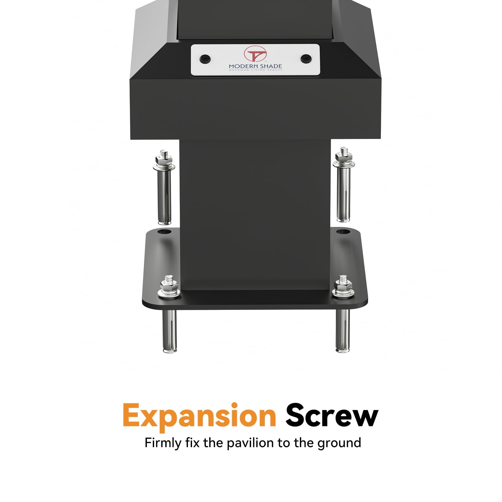 Modern Shade 12' x 14' Hardtop Gazebo with LED Lights, USB Ports, Curtains & Netting, Black