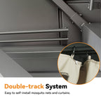 Modren Shade The Horizon 12'x20' Hard Top Gazebo W/ Solar LED light