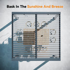 Modern Shade Aurora 10'x20' Louvered Pergola with USB Charging Integrated Drainage Reinforced Frame Netting and Curtains Black