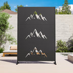 Modern Shade 4x6 FT Metal Privacy Screen - Summit Horizon