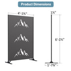 Modern Shade 4x6 FT Metal Privacy Screen - Summit Horizon