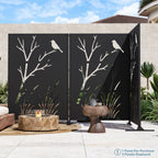 Modern Shade 4x6 FT Metal Privacy Screen - Perch & Meadow