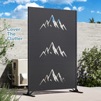 Modern Shade 4x6 FT Metal Privacy Screen - Summit Horizon