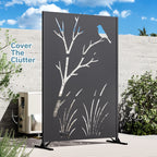 Modern Shade 4x6 FT Metal Privacy Screen - Perch & Meadow