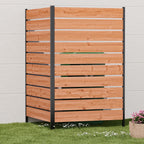 Modern Shade 5'x3' Cedar Privacy Fence (2-Panel) - Deck/Balcony Screen Conceals AC Units/Trash Bins, Brown