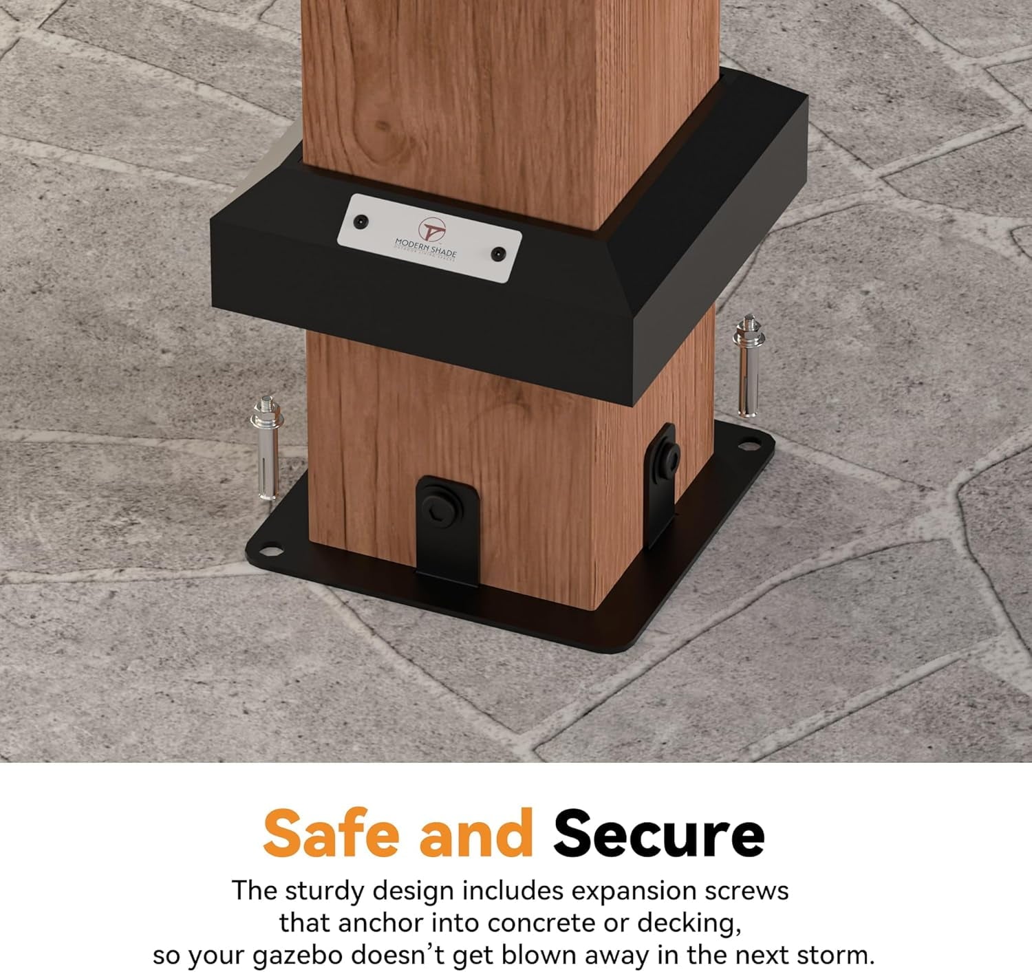 Modern Shade 12‘x20’ Hardtop Wood Gazebo Galvanized Steel Roof Mosquito Net Durable Curtains Permanent Backyard Garden Pavilion