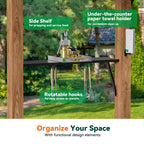 FONA Woodberry 6'x12' Cedar Framed Hard Top Gazebo