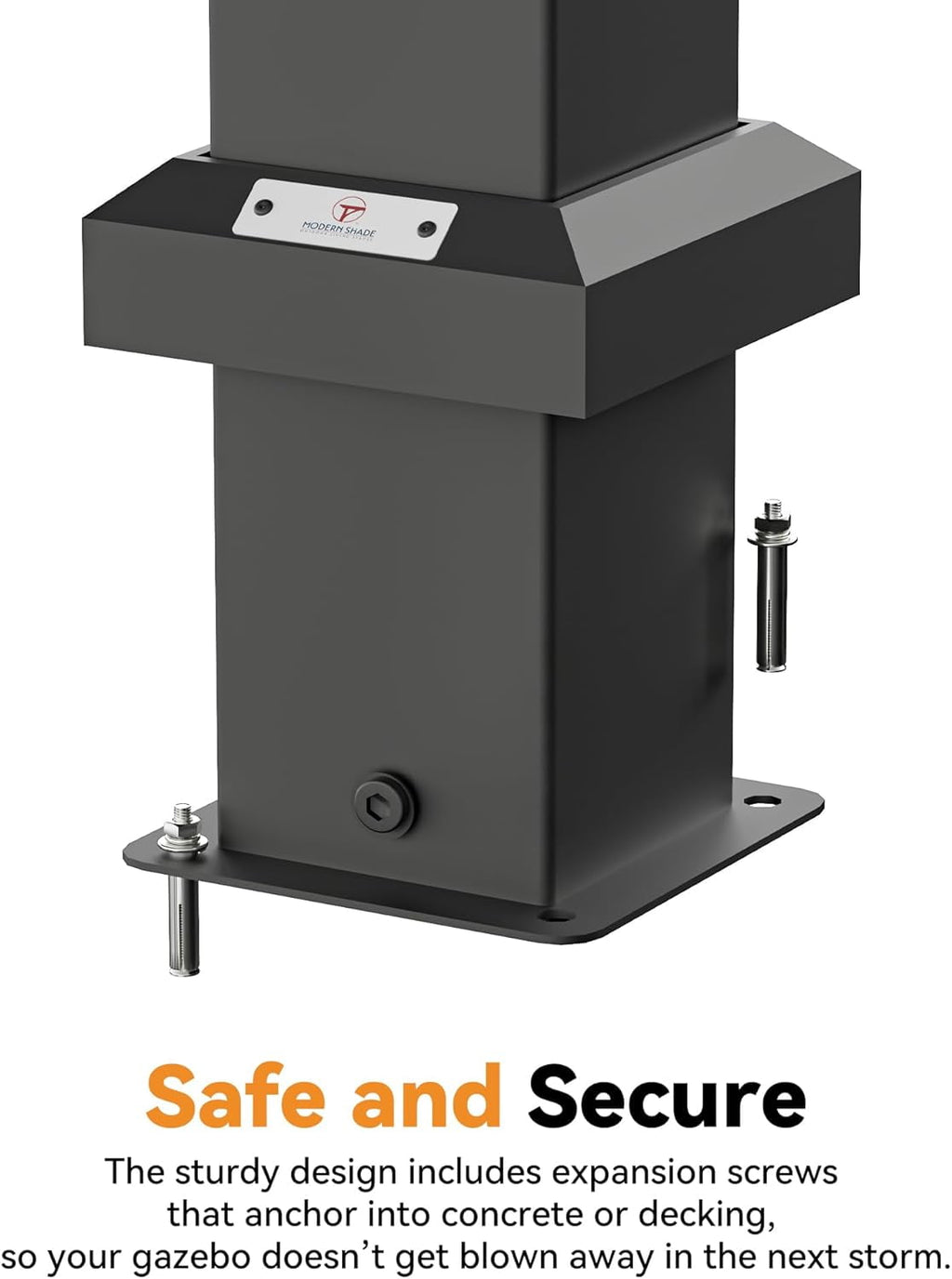 Modern Shade 12‘x24’ Grill Gazebo w/ Steel Hardtop, Curtains+Netting Brown