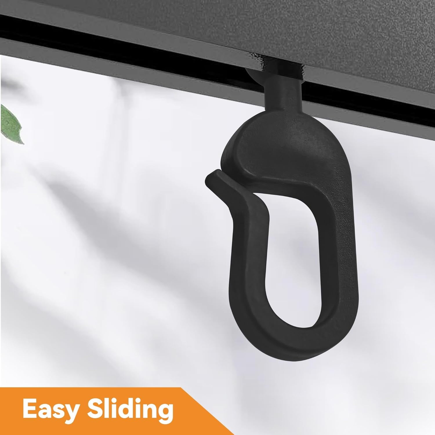 Modern Shade 36 Packs Plastic Hooks for Mosquito Netting and Gazebo Curtains, Smooth Gliding, Rustproof,Multipurpose Use